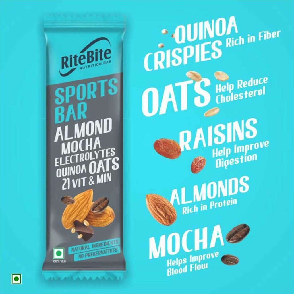 RiteBite Max Protein Sports bar 40g - Eras Ventures