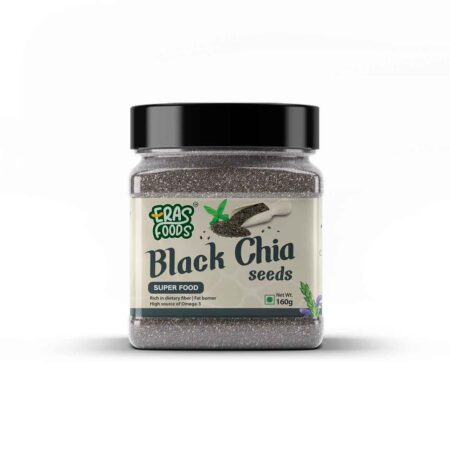 Eras Foods Black Chia Seeds Natural and zero preservatives