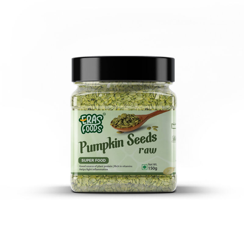 Super food Organic Raw Pumpkin Seeds from Eras Foods.