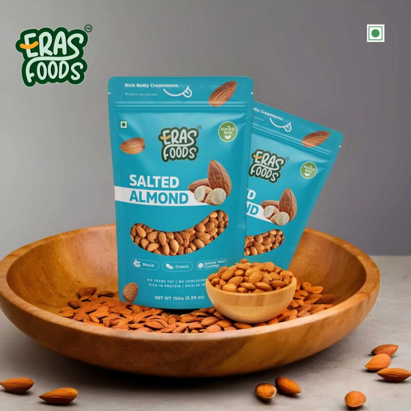 Eras Foods Californian premium natural salted almonds