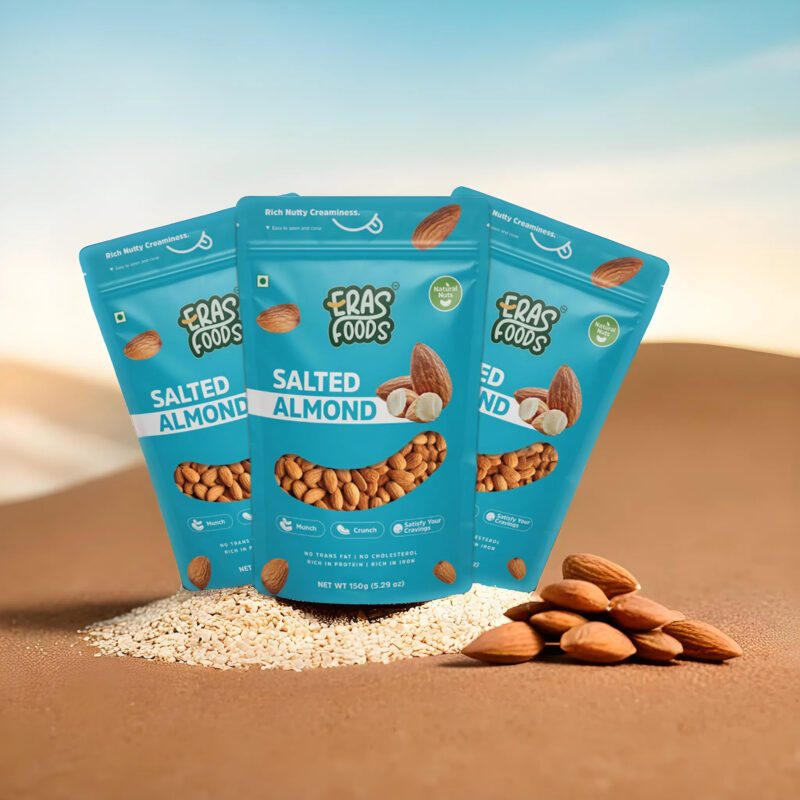 Eras Foods Californian premium natural salted almonds