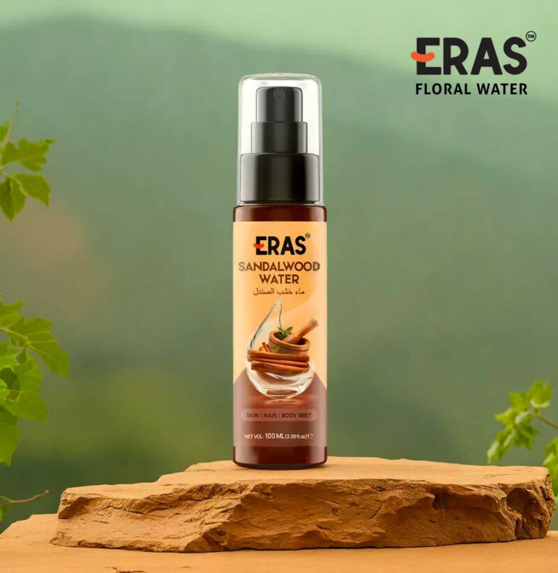 Eras Sandalwood floral water spray for skin body mist