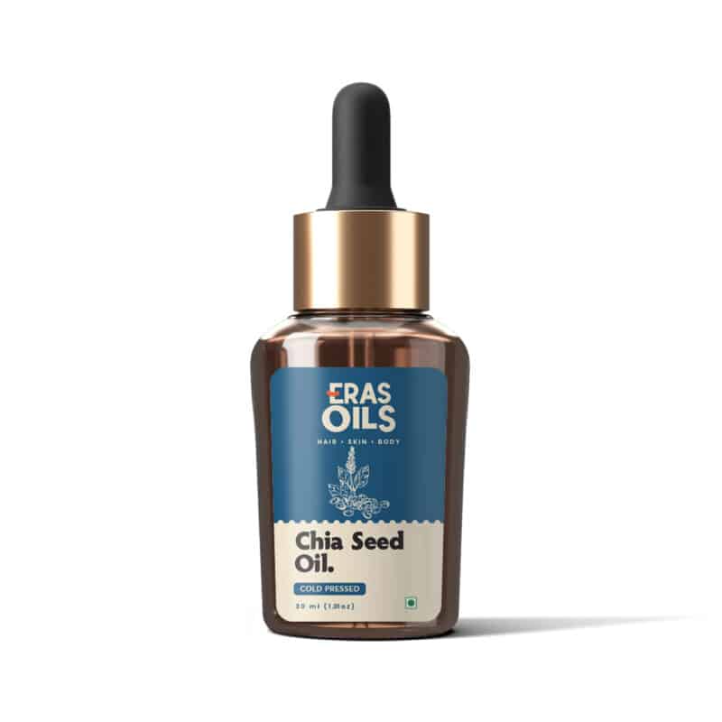 Eras Oils Cold cold pressed Chia Seed Oil for skin hair and body